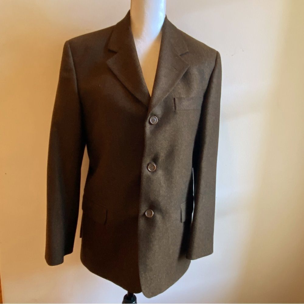 Giorgio Veneziani - Italian 100% wool Blazer NWT 3 button - RICH BROWN